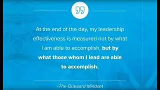 A Pondering Thought: Effective Leadership