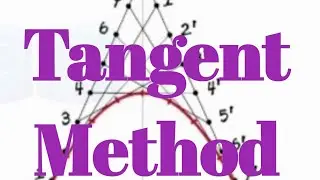Tangent Method || Parabola by tangent Method || Engineering Drawing || ED