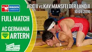 KAV Mansfelder Land II Eisleben vs AC Germania Artern II | Ringen Oberliga | Full-Match
