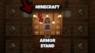 Minecraft Easy Armor Stand Tutorial 🛡️