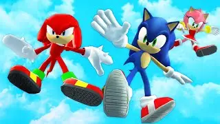 GMOD • Sonic The Hedgehog • Legendary Ragdolls [Amy, Sonic, Knuckles]