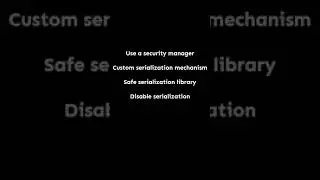 How can you prevent Java serialization from being used in your application?