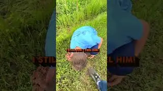 Ловля раков вручную | Craw-kid