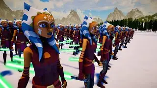 3 MILLION CLONE TROOPERS vs 30,000 AHSOKA TANO | UEBS 2