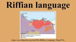 Riffian language