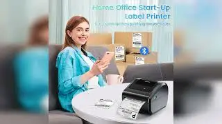 Review: Bluetooth Shipping Label Printer 4x6 - D450BT Thermal Label Printer for Shipping Packa...