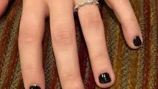 Platinum Art Deco Style Cz Wedding Band