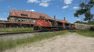 CN Flint Sub Trains in Bancroft and Durand MI 6/14/24