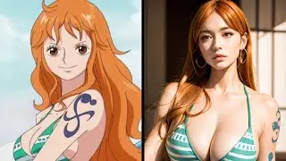 One Piece 🥵 Characters in Real Life 💯 (AI generated )