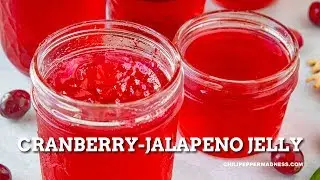 Cranberry-Jalapeno Jelly Recipe #shorts