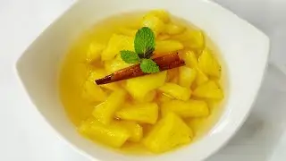 Resep Setup Nanas Kayu Manis : Segar Saat Musim Panas & Untuk Takjil | Cinnamon Pineapple Recipe