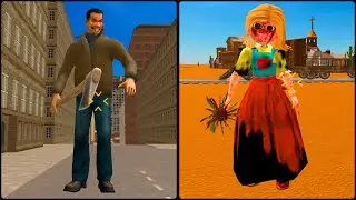 MONSTERS BATTLE ADAN MECH VS SCARY DOLL (Garry&rsquo;s Mod)