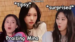 twice praising mina ft. momo wants to follow mina’s order
