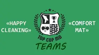 ''COMFORT MAT'' - ''HAPPY CLEANING'' Настольный теннис TOP CUP MD TEAMS