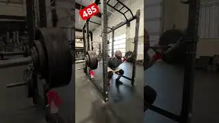 Building Leg Strength: Conquering the 485 Squat #Powerlifting #Gym