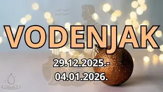 Vodenjak ♒ |29.12.2025.-04.01.2026.| Intuitivna poruka | Poruke iz polja