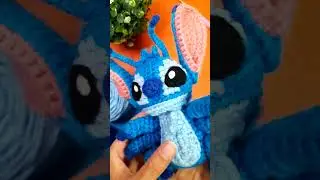 Hi!! I made Alien Stitch!🌺💙 from Lilo and Stitch movie  #stitch #liloandstitchliveaction