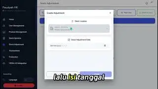 Tutorial stock adjustment