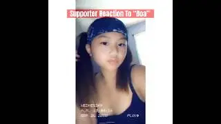 Supporter reaction to 