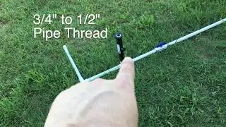 PVC Sprinkler Sled