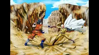 One punch man vs Goku people playground