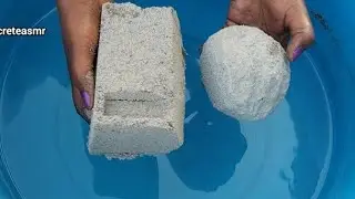 New Fresh Soft Cement Sand Water Crumbling | Ultra Relaxing ASMR Texture