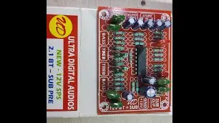 Ultra Digital Audios 2.1 New Board | New Launch In Market | BT + SUB Pre | 12v Single Power Supply |