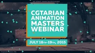 CGTarian Animation Masters вебинар 18-го и 19-го июля, 2015