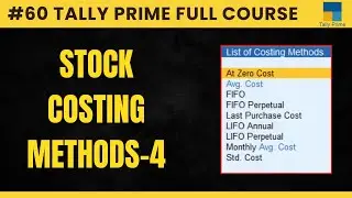 #60 Stock costing methods l Lifo perpetual & standard costing method