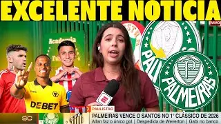 AGORAA! DEU BOM PRO PALMEIRAS! CHEGOU A RESPOSTA QUE VERDÃO ESPERAVA! NOTICIAS PALMEIRA HOJE!