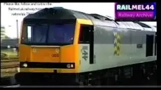 Class 60. Rail freight. British Rail 1990's. Oil Tanker Duty. Diesel Nostalgia.
