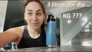 eu tomei 3 litros de água todo dia por uma semana