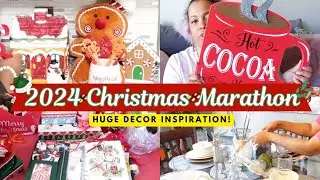 NEW! 2024 #CHRISTMAS DECOR MARATHON: HUGE INSPO FOR THE 2024 CHRISTMAS SEASON! #decoratewithme