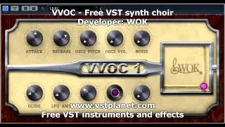 Free VST - VVOC Synth Choir - vstplanet.com