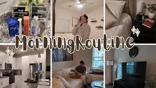 VLOG 019 - FIT COUPLE MORNING ROUTINE: Healthy Habits, Gym, Breakfast and Cleaning Together