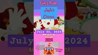 JoJo's Circus 🎪 July 20, 2024 #Shorts 