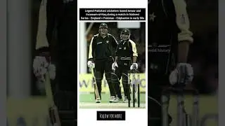 Legend Pakistani cricketer Saeed Anwar &  Inzamam-ul-Haq duri Natwest Series,Edgbaston in 90s #short