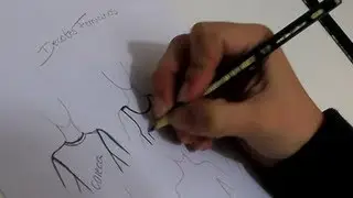 Como desenhar decotes femininos (08 Aula de Desenho de Moda)