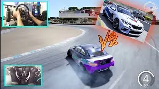 Grip vs Drift BMW Track edition - What is faster in my hands - 900&deg; wheel gameplay