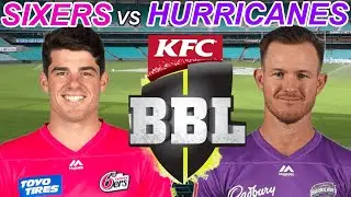 SYDNEY SIXERS vs HOBART HURRICANES Live Commentary (KFC Big Bash League 2021)