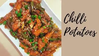 Tasty Chilli Potatoes | Easiest Recipe in Hindi |  Homemade | The Happy Apron