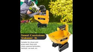 Rozlchar Power Spreader Compatible for Dewalt Seed Spreader for Year-Round