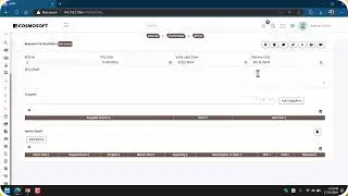 Request For Quotation Entry in Purchase Management Module of SARP ERP Cloud - User Tutorial