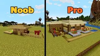 Minecraft Java 1.21 farmhouse Survival Base Tutorial | Starter House