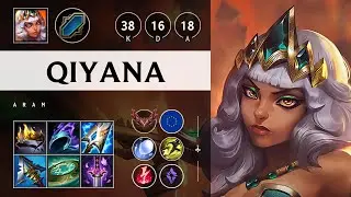 Qiyana ARAM - EUW Grandmaster Patch 25.09