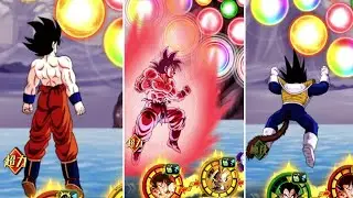 *NEW* LR KAIOKEN GOKU & LR GREAT APE VEGETA BATTLE MOTIONS! (DBZ: Dokkan Battle)