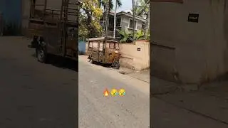 CNG auto rickshaw fire 🔥 accident