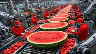 Shocking Truth of watermelon Factory 😨 | Hidden Secret Exposed