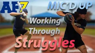 College Baseball Day in the Life | Mic'd Up Hitting Session | Struggles