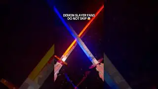 VIRAL LED KATANAS 🔥⚔️ #demonslayer #anime #tanjiro #giyu #rengoku #viral #led #shorts #cosplay